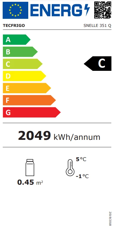 Refrigeration Tecfrigo CONTINENTAL 350G 350 Ltr Single Door Glass Display 3 Refrigeration Tecfrigo CONTINENTAL 350G 350 Ltr Single Door Glass Display