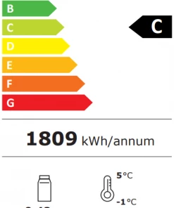 Refrigeration Tecfrigo CONTINENTAL 350R 352 Ltr Single Door Glass Display