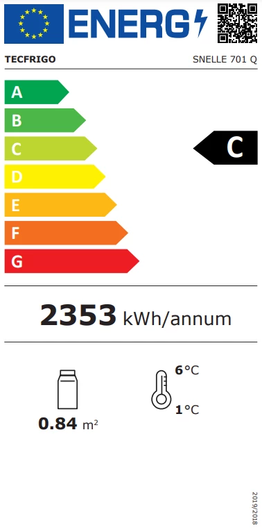 Refrigeration Tecfrigo CONTINENTAL 700G 700 Ltr Double Door Glass Display 4 Refrigeration Tecfrigo CONTINENTAL 700G 700 Ltr Double Door Glass Display