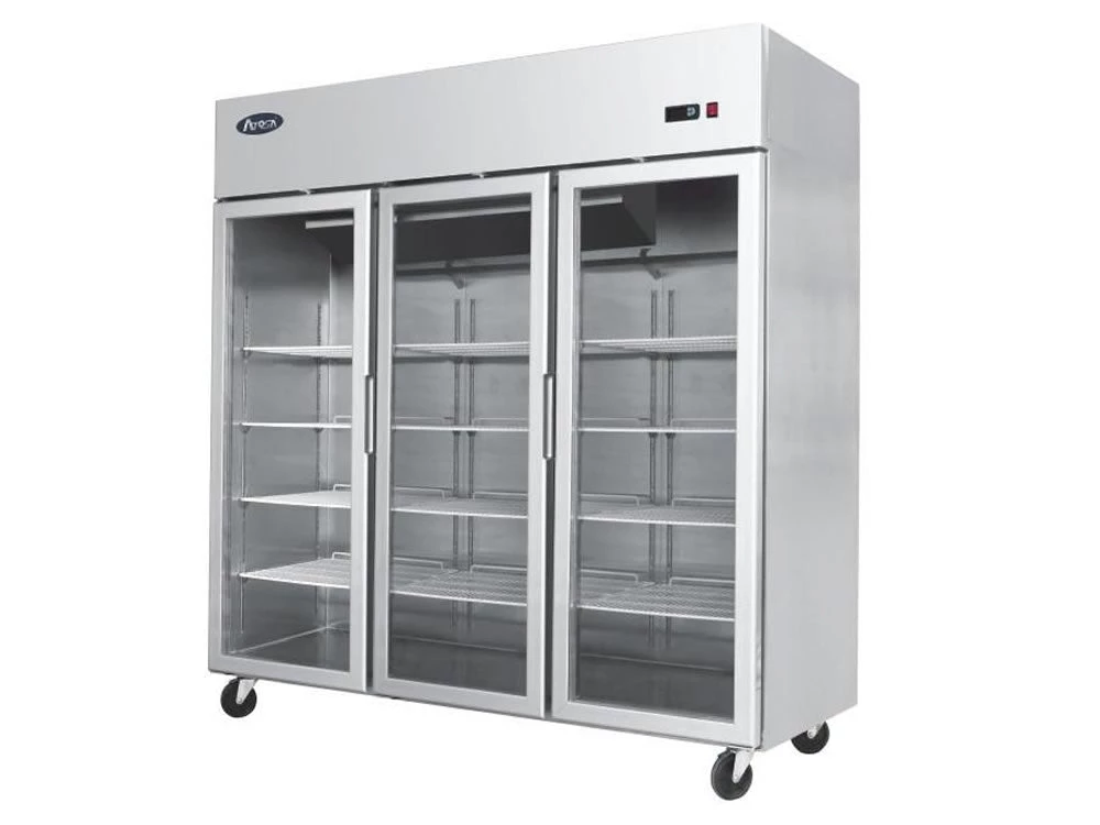 Refrigeration Atosa YCF9403GR Three Door Glass Display Fridge 1 Refrigeration Atosa YCF9403GR Three Door Glass Display Fridge