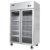 Atosa YCF9408GR Double Glass Door Display Freezer
