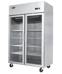 Atosa YCF9408GR Double Glass Door Display Freezer