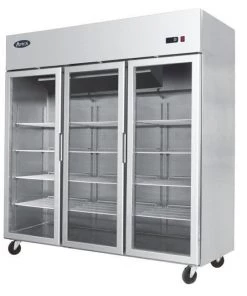 Atosa YCF9409GR Three Glass Door Display Freezer