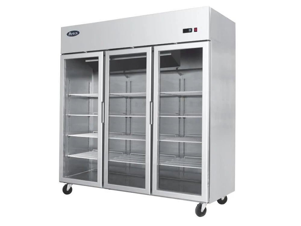 Atosa YCF9409GR Three Glass Door Display Freezer 1 Atosa YCF9409GR Three Glass Door Display Freezer