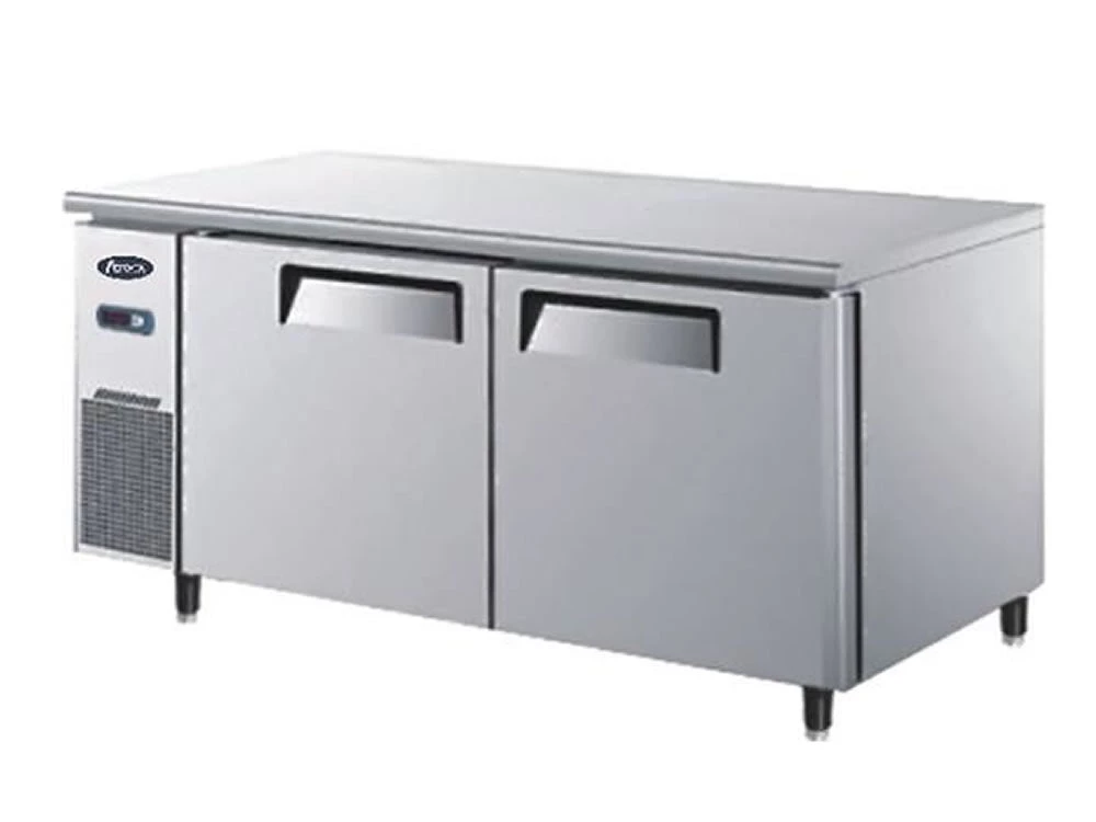 Atosa YPF9032GR Two Door Prep Counter Fridge 1 Atosa YPF9032GR Two Door Prep Counter Fridge