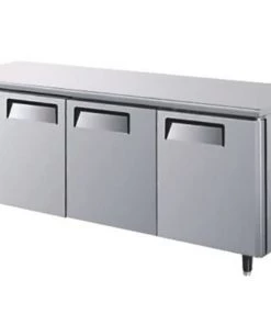 Refrigeration Atosa YPF9042GR Three Door Prep Counter Fridge