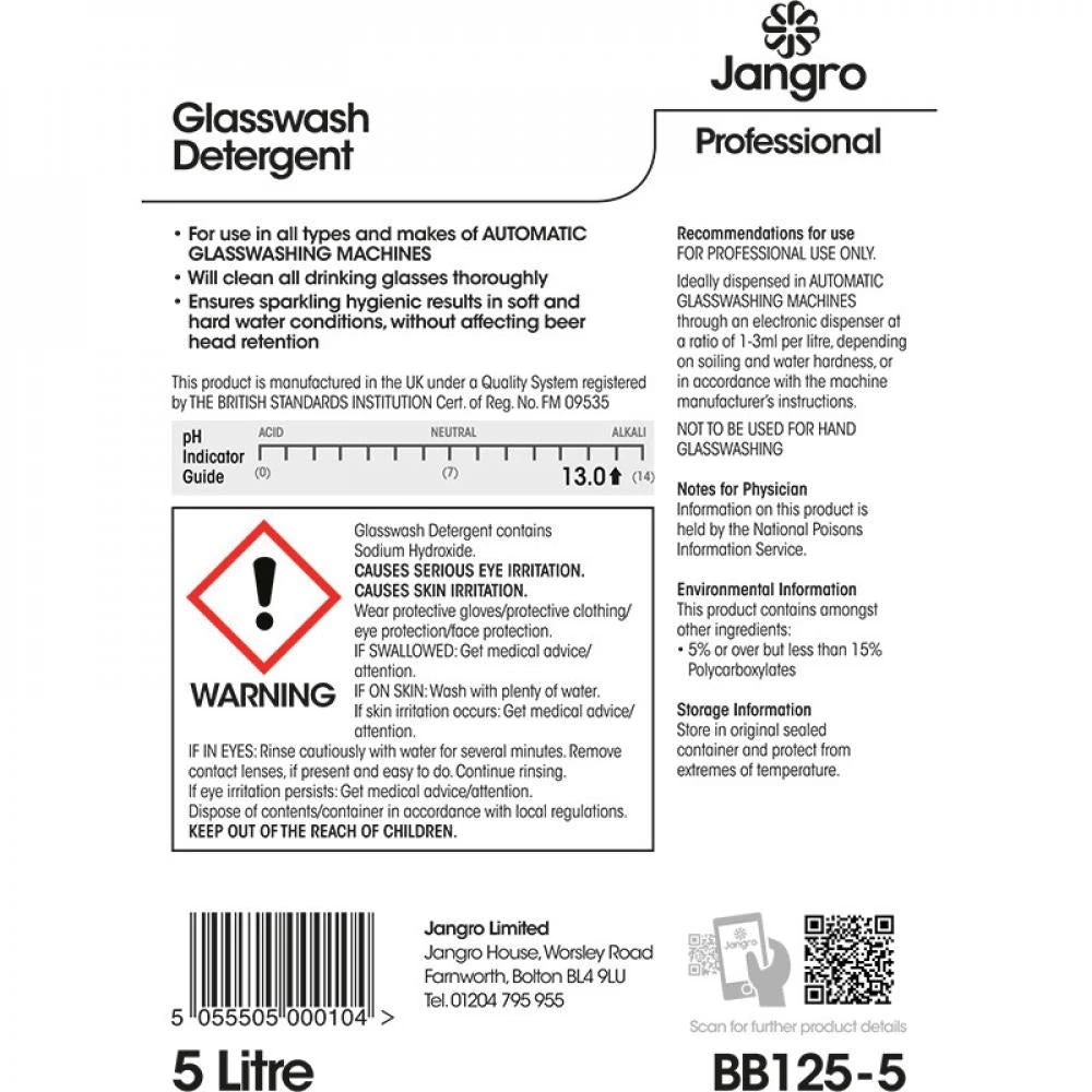 Dish And Glasswashers Advantage Glasswasher Detergent - 2 X 5 Ltr 2 Dish And Glasswashers Advantage Glasswasher Detergent - 2 X 5 Ltr