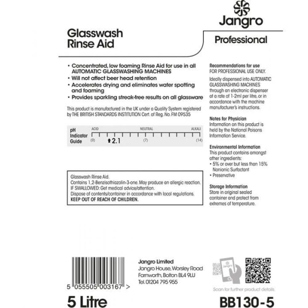 Dish And Glasswashers Advantage Glasswasher Rinse Aid - 2 X 5 Ltr 2 Dish And Glasswashers Advantage Glasswasher Rinse Aid - 2 X 5 Ltr