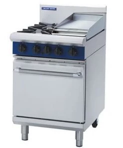 Blue Seal G504C Gas Range With Griddle And Static Oven Restaurant Equipment