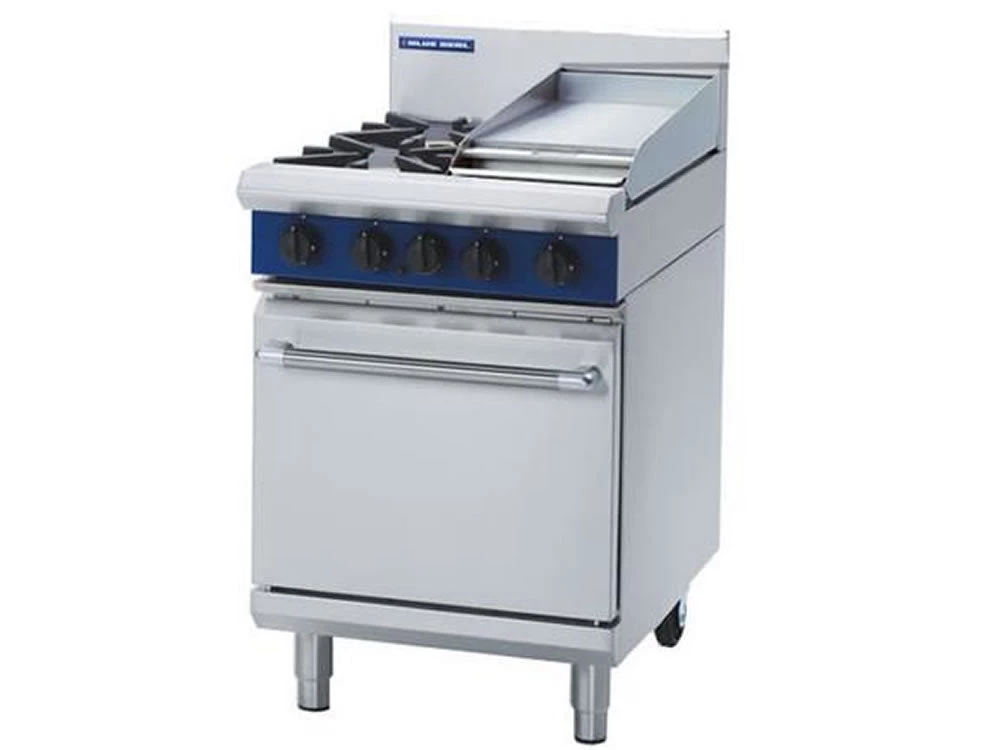 Blue Seal G504C Gas Range With Griddle And Static Oven Restaurant Equipment 1 Blue Seal G504C Gas Range With Griddle And Static Oven Restaurant Equipment
