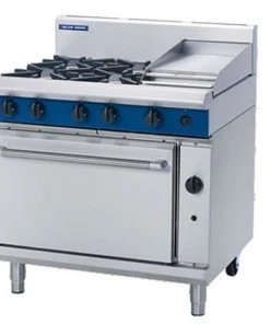 Blue Seal G506C Gas Range With Griddle And Static Oven Restaurant Equipment