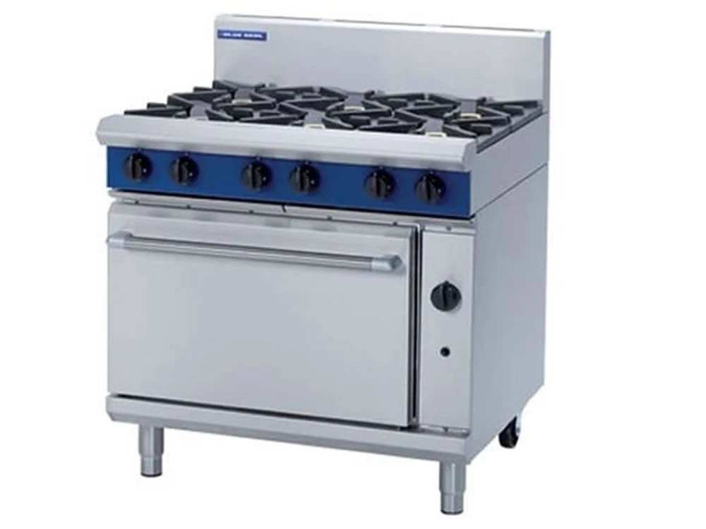 Restaurant Equipment Blue Seal G506D Gas Range With Static Oven 1 Restaurant Equipment Blue Seal G506D Gas Range With Static Oven