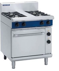 Blue Seal GE505D Gas Range With Electric Static Oven Restaurant Equipment