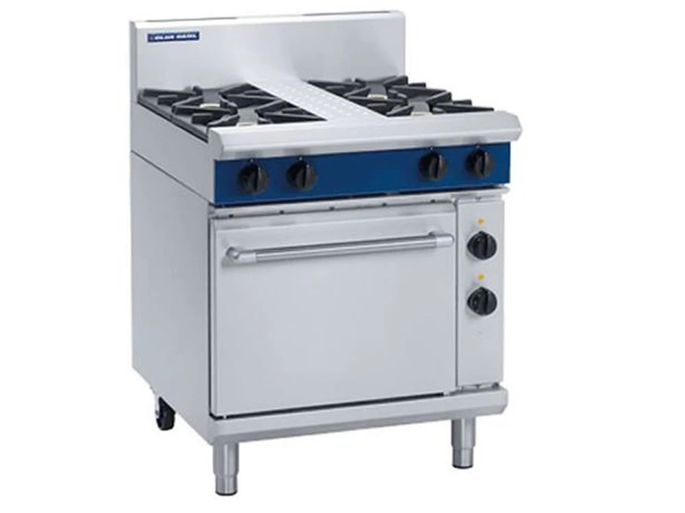 Blue Seal GE505D Gas Range With Electric Static Oven Restaurant Equipment 1 Blue Seal GE505D Gas Range With Electric Static Oven Restaurant Equipment