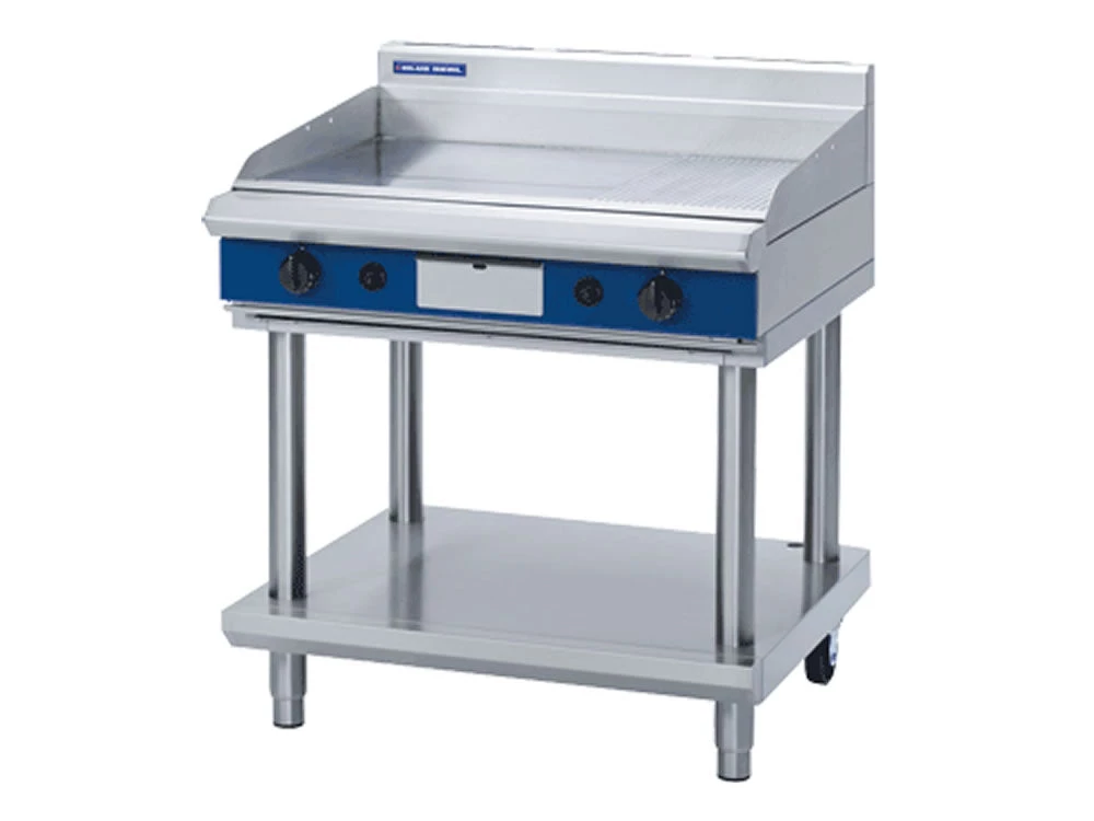 Restaurant Equipment Blue Seal GP516-LS 900mm Gas Griddle On Stand 1 Restaurant Equipment Blue Seal GP516-LS 900mm Gas Griddle On Stand