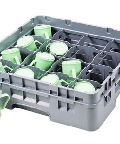 Dish And Glasswashers Cambro 16C258151 H66mm 16 Compartment Camrack Cup Rack