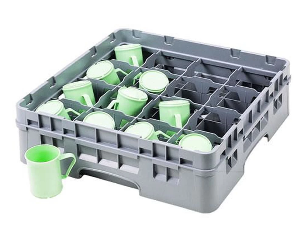 Cambro 16C414151 H107mm 16 Compartment Camrack Cup Rack Dish And Glasswashers 1 Cambro 16C414151 H107mm 16 Compartment Camrack Cup Rack Dish And Glasswashers