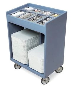 Cambro TC1418401 Tray & Silver Cart Sinks Tables And Storage