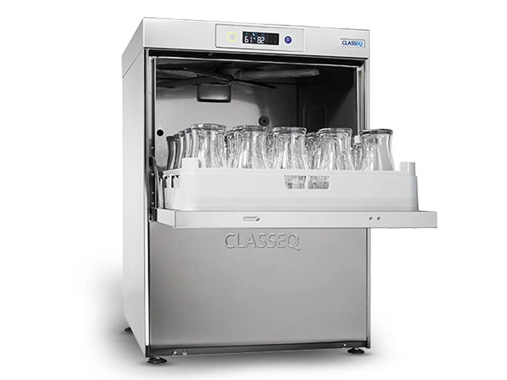 Classeq G500DUOWS 500mm Under Counter Glasswasher With Drain Pump & Water Softener 1 Classeq G500DUOWS 500mm Under Counter Glasswasher With Drain Pump & Water Softener