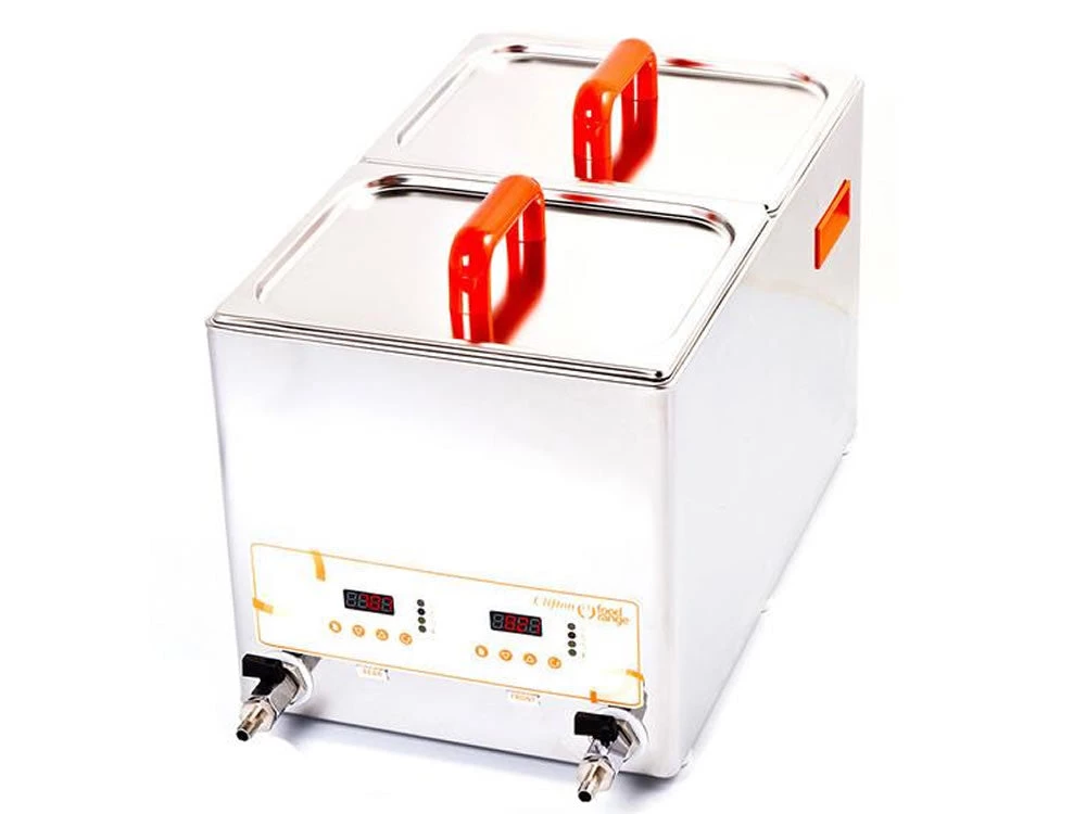 Clifton Food Range FLE-8/8 Compact Digital Unstirred Duobath 1 Clifton Food Range FLE-8/8 Compact Digital Unstirred Duobath