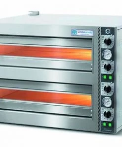 Cuppone LLKTZ7202 Tiziano Twin Deck Electric Pizza Oven Restaurant Equipment