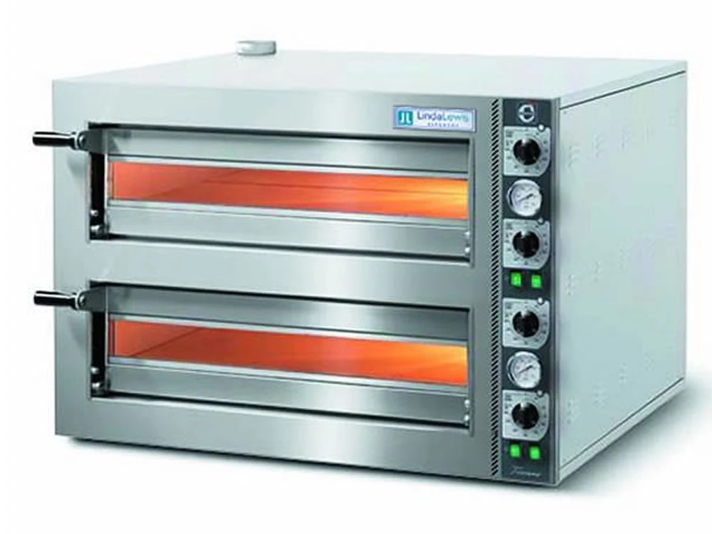 Cuppone LLKTZ7202 Tiziano Twin Deck Electric Pizza Oven Restaurant Equipment 1 Cuppone LLKTZ7202 Tiziano Twin Deck Electric Pizza Oven Restaurant Equipment