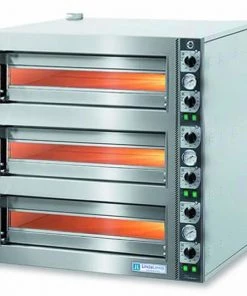 Cuppone LLKTZ7203 Tiziano Triple Deck Electric Pizza Oven