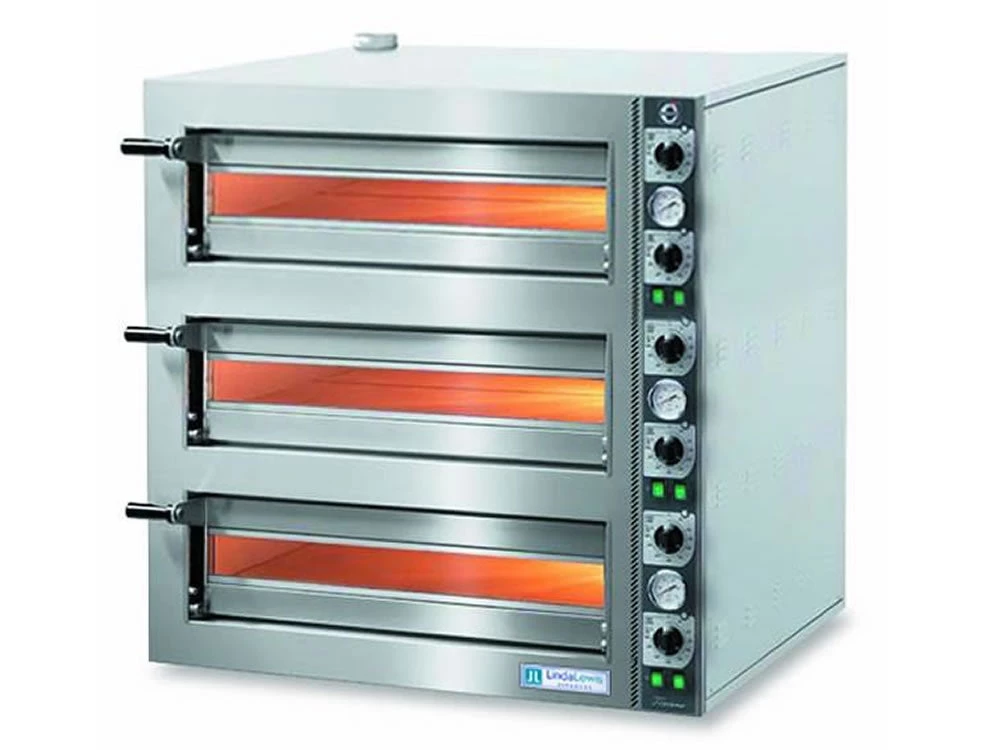 Cuppone LLKTZ7203 Tiziano Triple Deck Electric Pizza Oven 1 Cuppone LLKTZ7203 Tiziano Triple Deck Electric Pizza Oven
