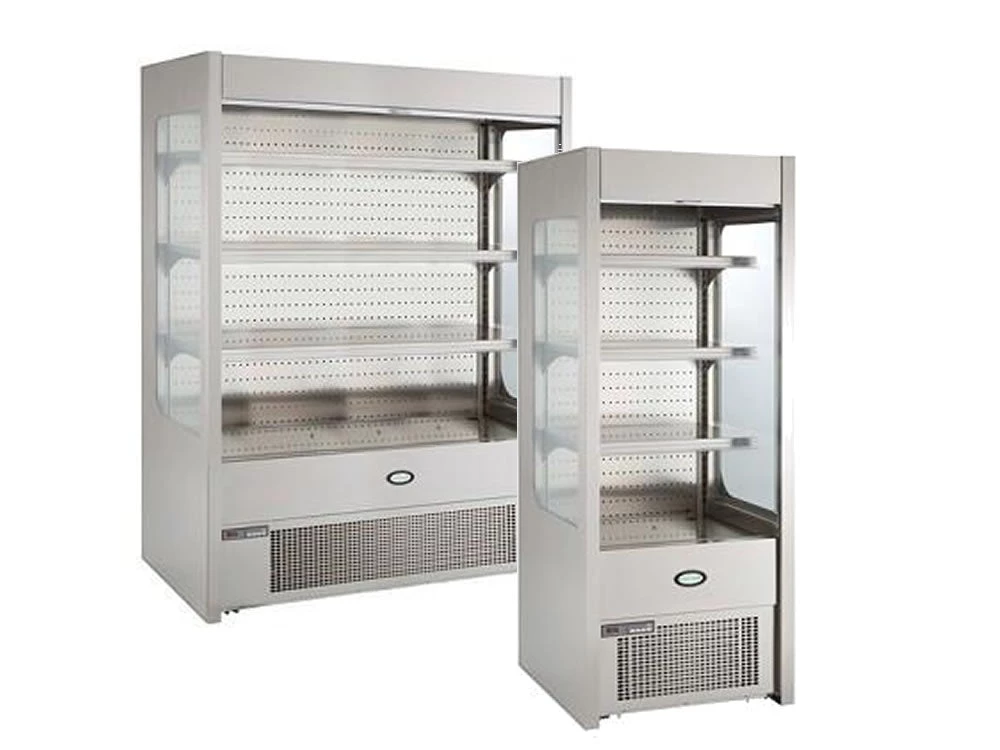Refrigeration Foster FMSLIM NG Range Slimline Multideck With Nightblind & Glass End Panels 1 Refrigeration Foster FMSLIM NG Range Slimline Multideck With Nightblind & Glass End Panels
