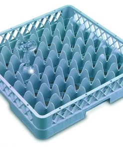 Genware GR49 49 Compartment Glass Rack