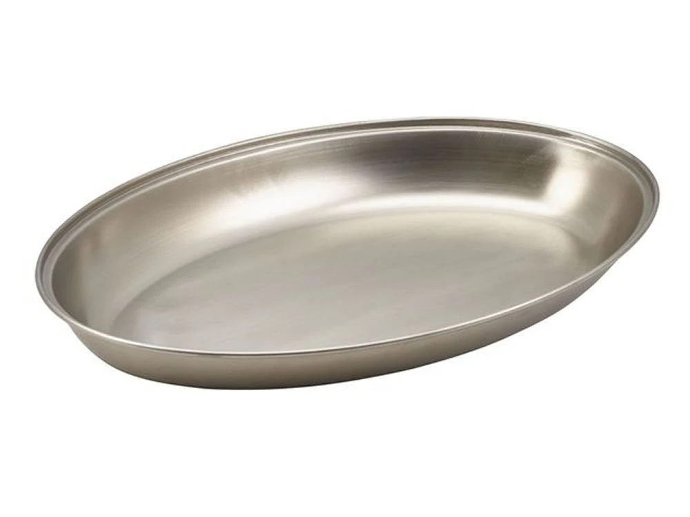 Genware 1061 S/St.Oval Veg Dish 7" (11061) 1 Genware 1061 S/St.Oval Veg Dish 7" (11061)