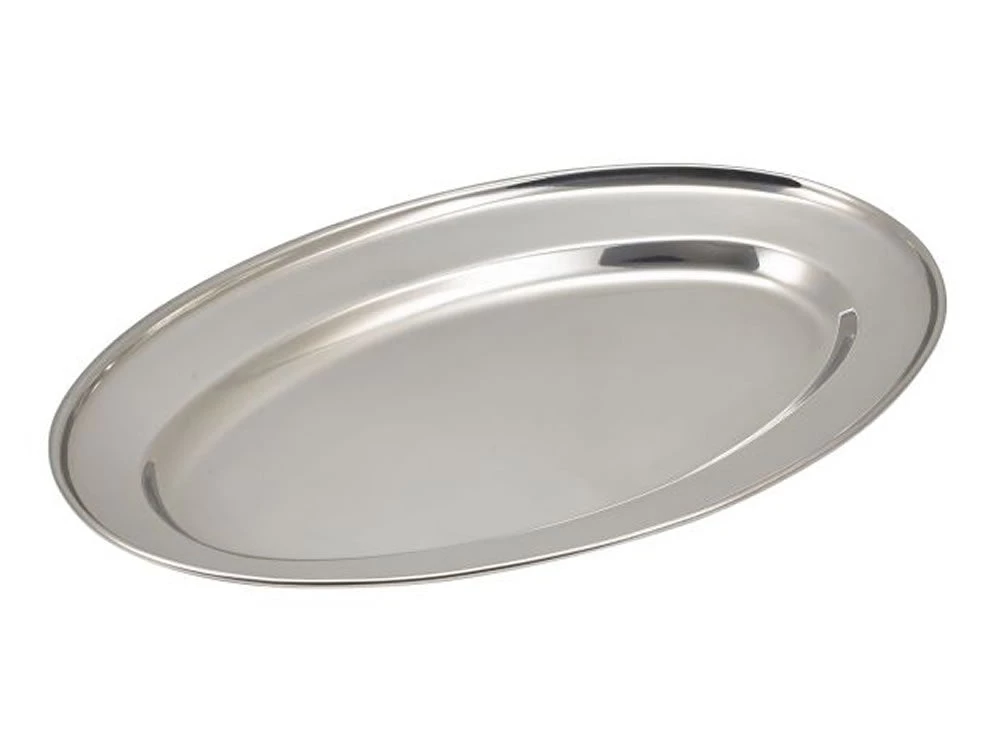 Table Service Genware 1365 S/St.Oval Flat 12"(11365) ** 1 Table Service Genware 1365 S/St.Oval Flat 12"(11365) **