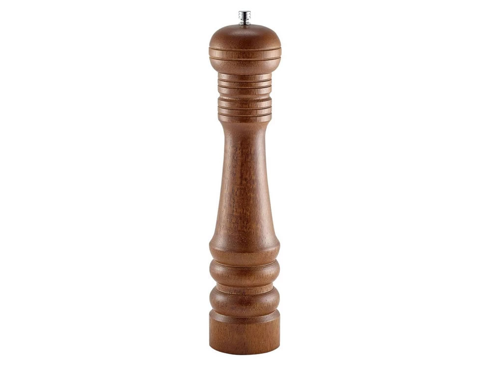 Genware 1219 Heavy Wood Pepper Mill 12" 1 Genware 1219 Heavy Wood Pepper Mill 12"
