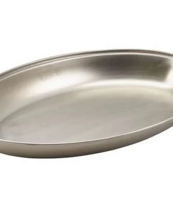 Genware 12561 S/St.Oval Veg Dish 14"