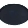 Food Service Trays Genware 1400GR-004 Tray Gengrip Fibreglass Round 14" Black