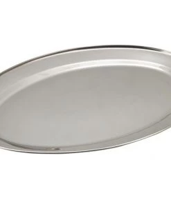 Genware 1664 S/St.Oval Flat 18" Table Service