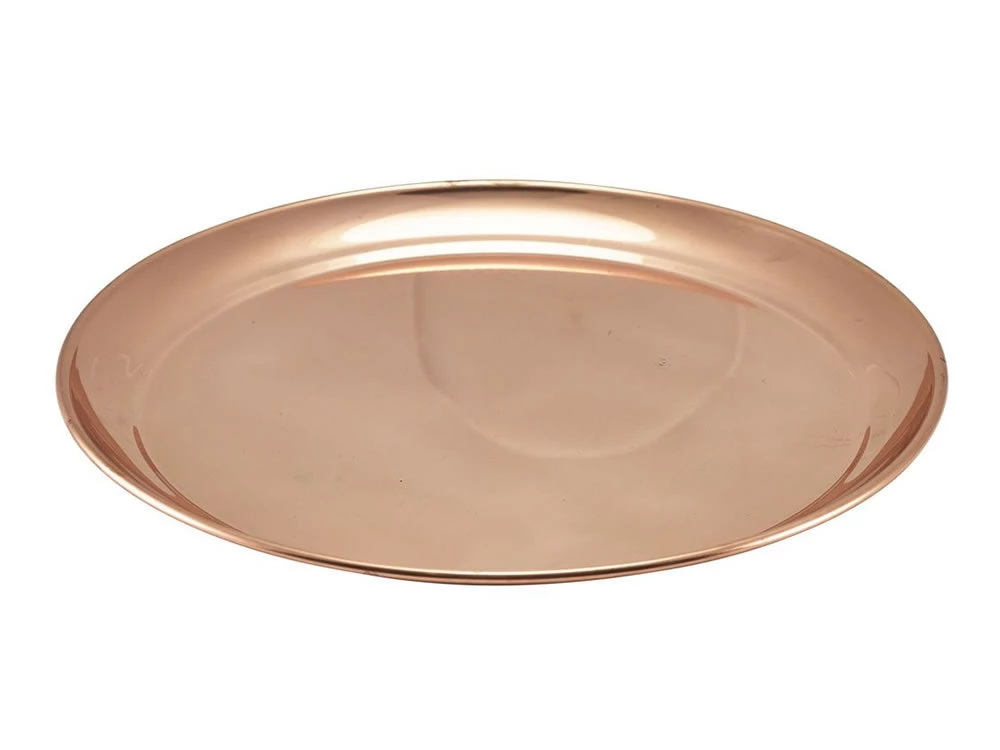 Genware 52039C Copper 12" Round Tray 300mm 1 Genware 52039C Copper 12" Round Tray 300mm