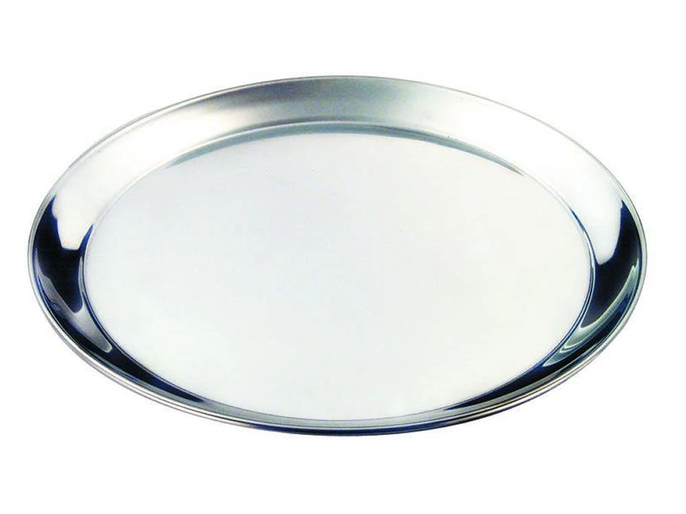Genware 52239 S/St. Round Tray 16" Food Service Trays 1 Genware 52239 S/St. Round Tray 16" Food Service Trays