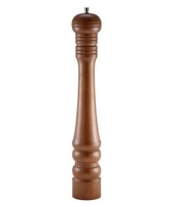 Genware 57037 Heavy Wood Pepper Mill 17"