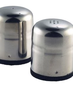 Genware 6065 S/St.Jumbo Condiment (S&P Pair) 65X75mm