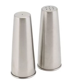 Genware 63612 Conical Screw Base Condiment Set