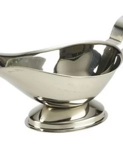 Table Service Genware B6389 S/St Sauce Boat 300ml(10oz)