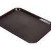 Genware CT1216-69 Fast Food Tray Chocolate Medium Food Service Trays