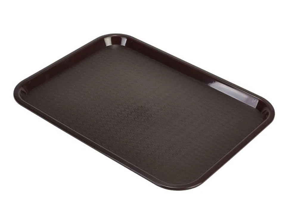 Genware CT1418-69 Fast Food Tray Chocolate Large Food Service Trays 1 Genware CT1418-69 Fast Food Tray Chocolate Large Food Service Trays
