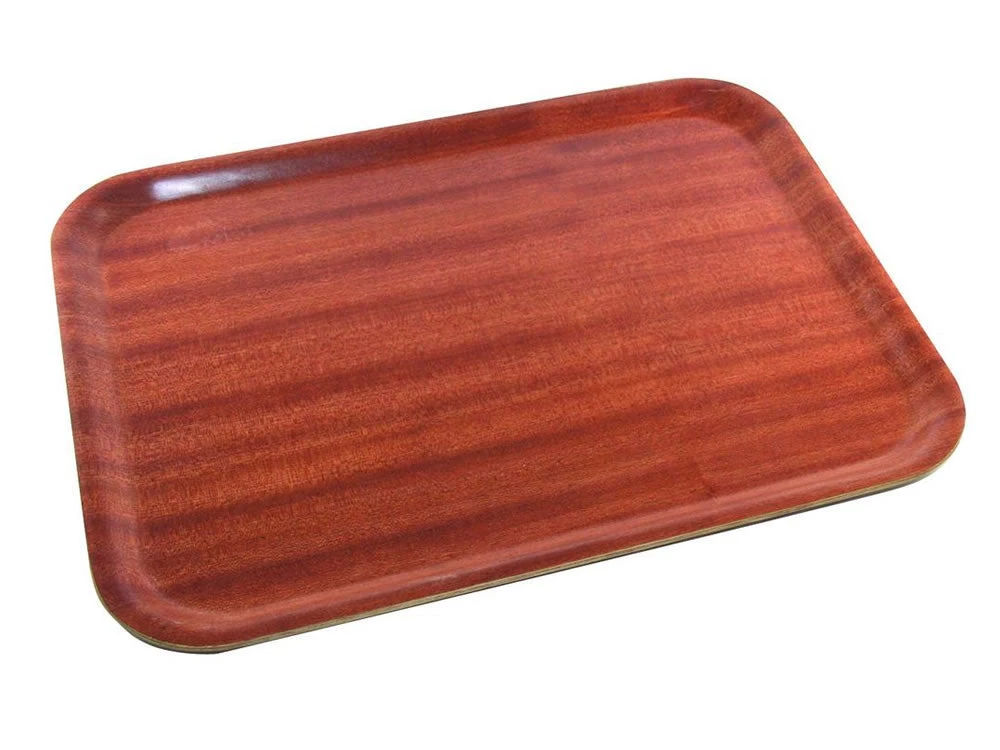 Genware DT4837 Darkwood Mahogany Tray 48 X 37cm 1 Genware DT4837 Darkwood Mahogany Tray 48 X 37cm