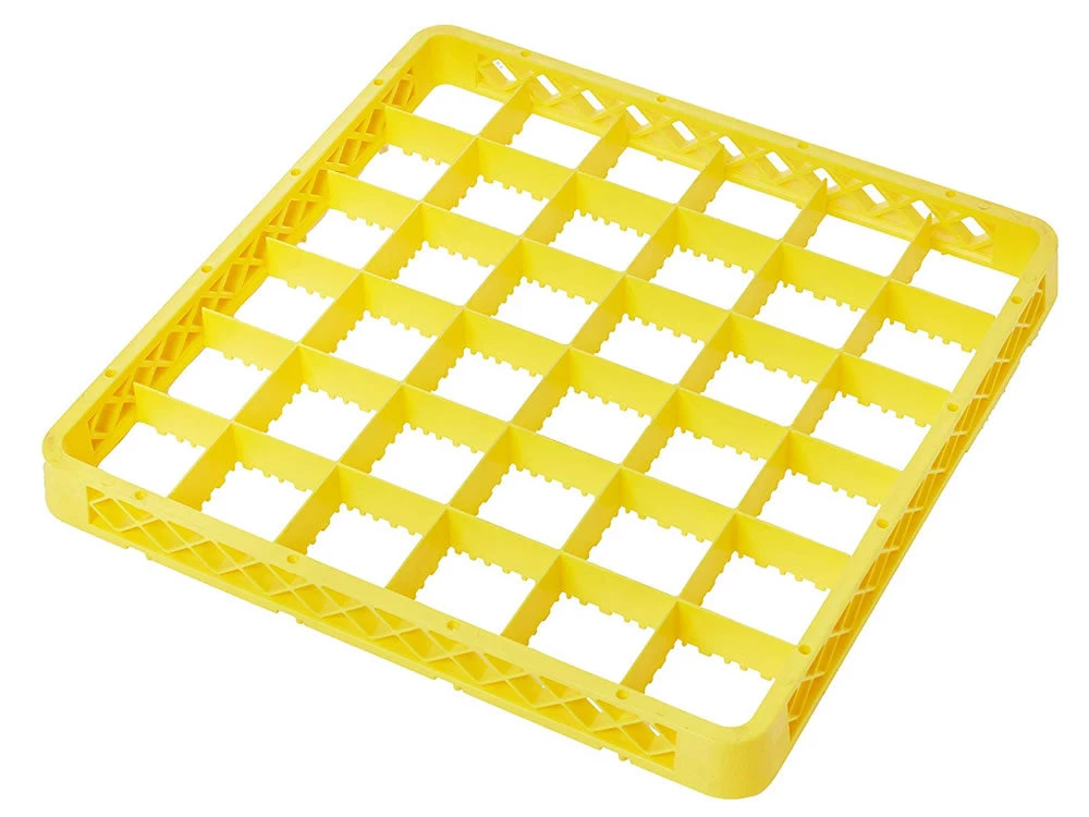 Genware ER36 36 Compartment Extender Yellow 1 Genware ER36 36 Compartment Extender Yellow