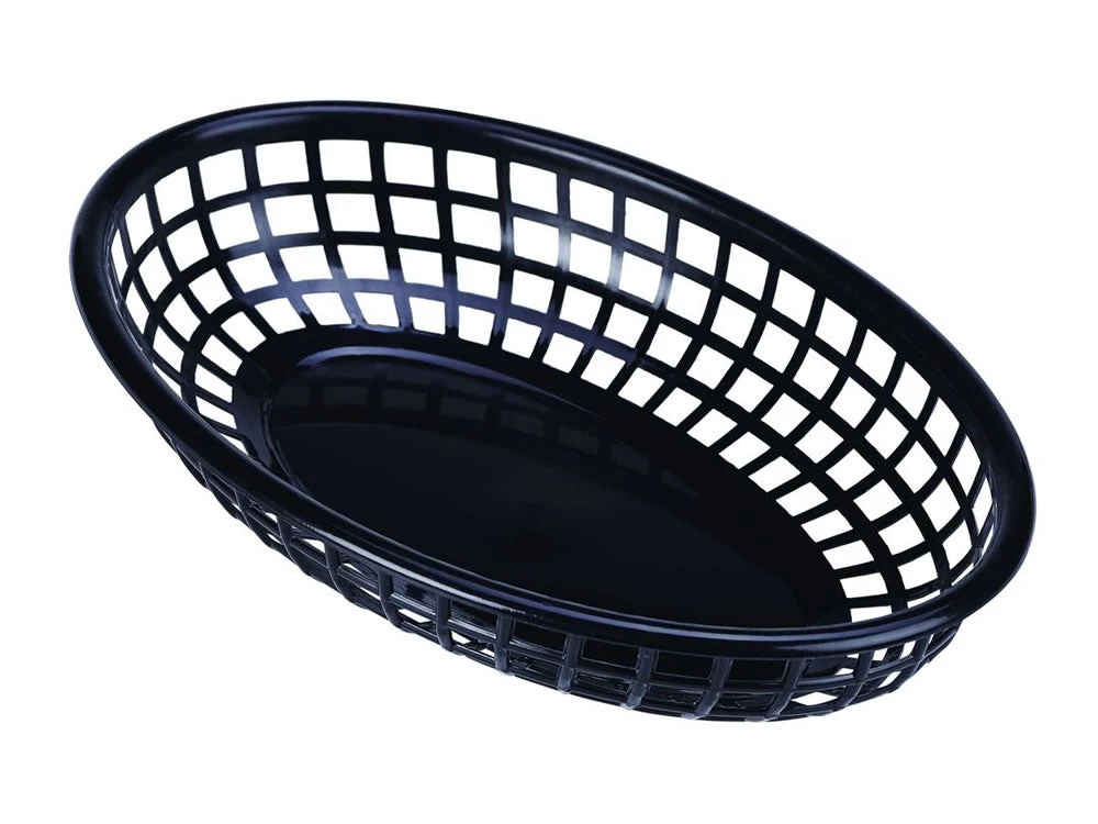 Table Service Genware FFB23-B Fast Food Basket Black 23.5 X 15.4cm - Pack Of 6 1 Table Service Genware FFB23-B Fast Food Basket Black 23.5 X 15.4cm - Pack Of 6