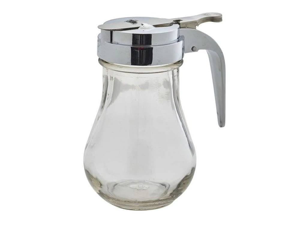 Genware GHP18 Glass Honey/Syrup Pourer 17.5cl/6oz Table Service 1 Genware GHP18 Glass Honey/Syrup Pourer 17.5cl/6oz Table Service