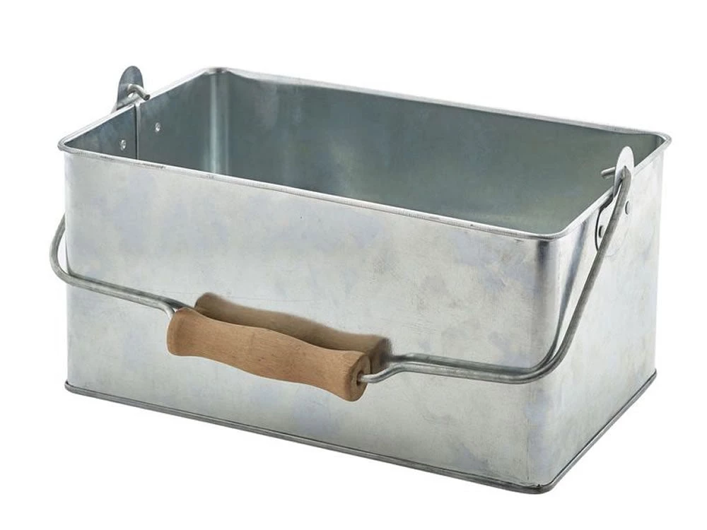 Genware GSTC2415 Galvanised Steel Rectangular Table Caddy 24.5x15.5x12.5cm Table Service 1 Genware GSTC2415 Galvanised Steel Rectangular Table Caddy 24.5x15.5x12.5cm Table Service