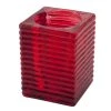 Table Service Genware HHR 'Highlight' Candle Holder Red (6Pcs)